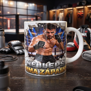 Keramický hrnek „Nejlepší MMA zápasník“ – 330 ml